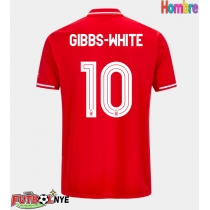 Camiseta Nottingham Forest Morgan Gibbs-White #10 Primera Equipación 2025-26 manga corta